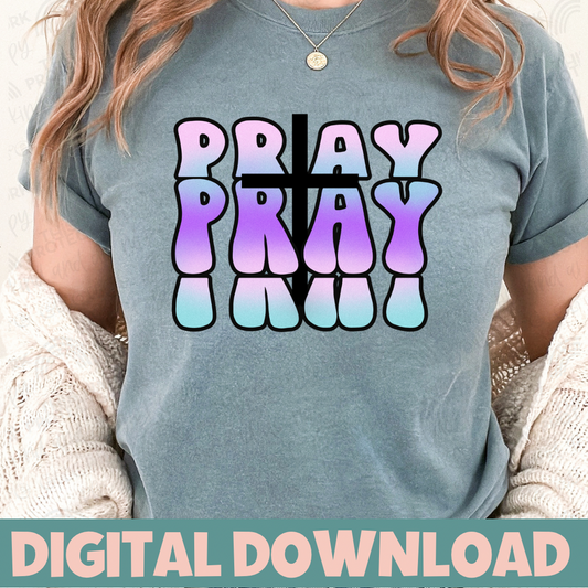 PRAY PNG Digital Download