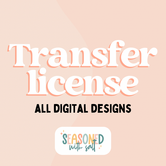 Digital design transfer license - all digital designs